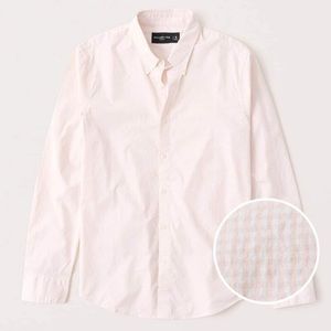 Abercrombie and Fitch Poplin Button Up shirt size XL NWT